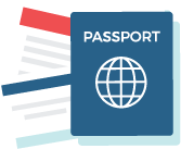 tourist card service icon